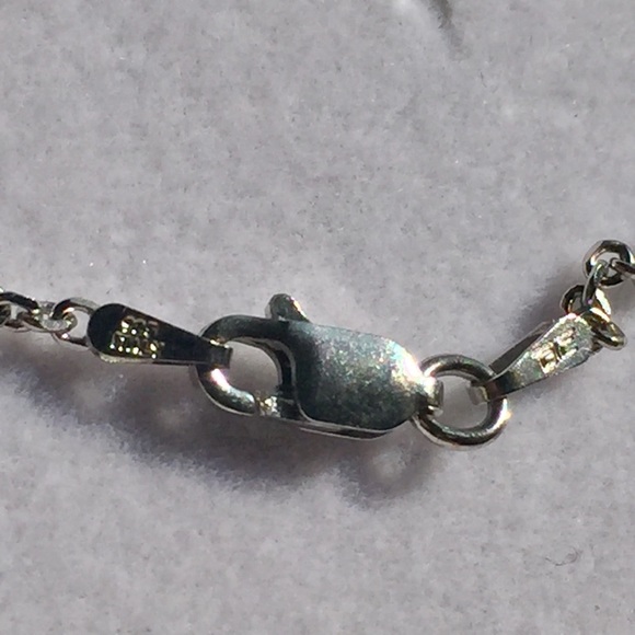 Sterling Silver Orchid Necklace - Picture 4 of 8